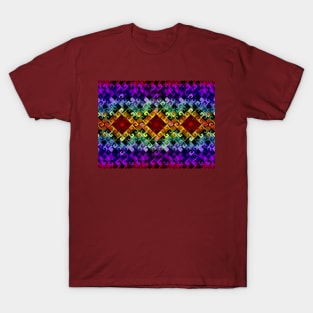 Colorful Rainbow Border T-Shirt